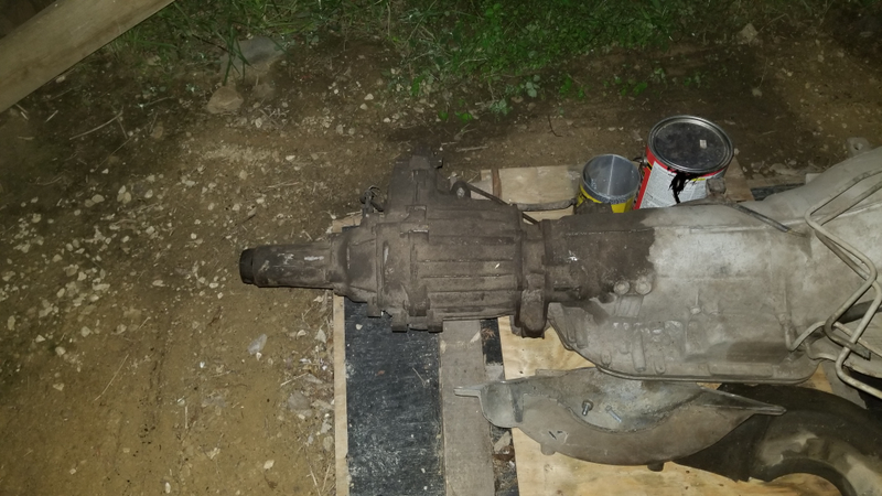NP242 attached to a 4L80E that came out of a 1992 3/4 ton that was getting scrapped. Only has 100k on it.